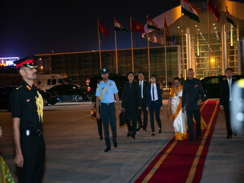 Rashtrapatiji departs Vietnam