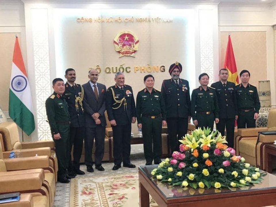 Call on Defence Minister of Vietnam for Chief of Army Staff