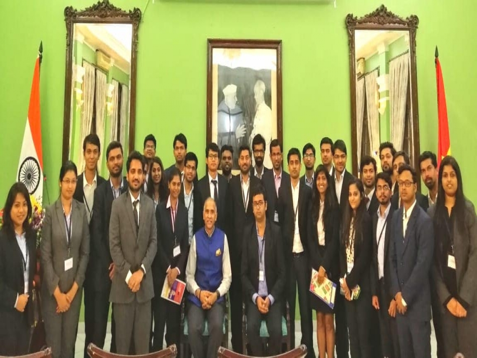 Interaction with a group of students from IIM Banagalore