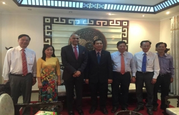 Ambassador P. Harish met Chairman of People's Committee of Ben Tre province HE Mr. Cao Van Trong and discussed means of strengthening relations between India and the province.