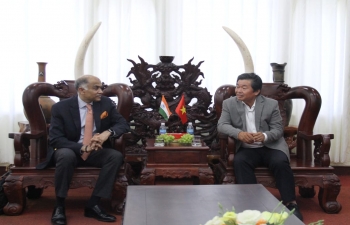 Meeting with Chairman of People’s Committee of Ninh Thuan