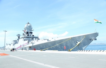 Indian Naval Ships INS KOLKATA and INS SHAKTI visit to Vietnam