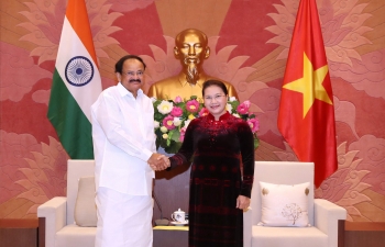 Meeting with Chairperson of National Assembly of Vietnam