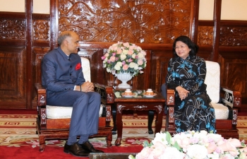 Farewell call on Vice President of Vietnam.