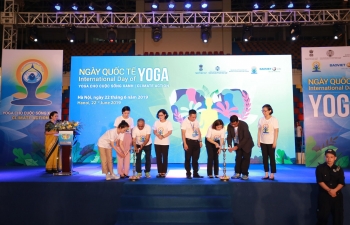 5th International Yoga Day Celebrations in Hanoi