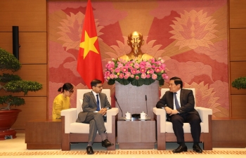 Ambassador meets Chairman of the Vietnam-India Parliamentary Friendship Group of the National Assembly of Vietnam