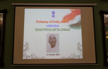 Rashtriya Ekta Diwas / National Unity Day – 2019