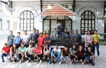 Indian Women's National Football Team in Hanoi