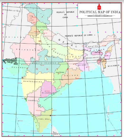 India Map With Grid Lines Embassy Of India, Hanoi, Vietnam : India's Latest Official Map India Map With Grid Lines Embassy Of India, Hanoi, Vietnam : India's Latest Official Map