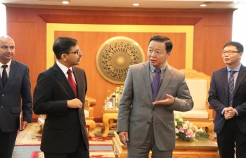 Ambassador meets Minister of Natural Resources and Environment of Vietnam