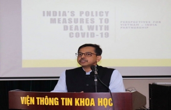 Ambassador was invited by the Centre of Indian Studies at the Ho Chi Minh National Academy of Politics (HCMNAP) on 2 July 2020