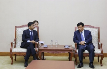 Ambassador met the Minister of Culture, Sports and Tourism of Vietnam, H.E. Mr. Nguyen Ngoc Thien on 3 July 2020. They recalled the deep civilizational and cultural connection between India and Vietnam and underlined the importance of cultural and people-to-people exchanges in taking forward the Comprehensive Strategic Partnership between the two countries.