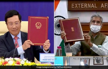 The 17th Meeting of the India-Vietnam Joint Commission meeting was co-chaired by Dr. S. Jaishankar, External Affairs Minister of India and H.E. Mr. Pham Binh Minh, Deputy Prime Minister and Minister of Foreign Affairs of Vietnam on 25 August 2020 through video-conference.