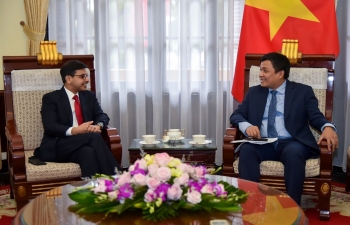 Ambassador's Meeting with VFM Nguyen Minh Vu