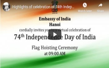 Highlights of celebration of 74th Independence Day of India