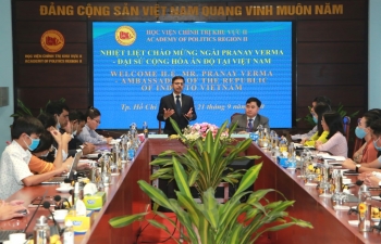 Ambassador Visits Academy of Politics, Ho Chi Minh City