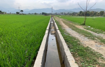 Inauguration of irrigation project in Nghia Lo town of Yan Bai