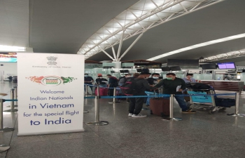 The seventh repatriation flight for stranded Indian nationals in Vietnam, a special Air India flight under the #VandeBharatMission, took off from Hanoi for Delhi in the afternoon of  28 November with 97 passengers on board.