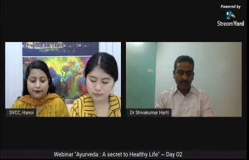 India@75: Webinar on Ayurveda: A Secret to Healthy Life (30-31 March 21)