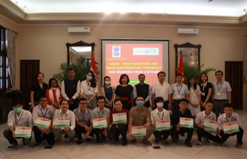 India@75: ASEAN-India Hackathon Prize Distribution for Vietnamese Students
