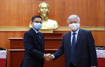  Ambassador's Meeting with President of Vietnam Fatherland Front