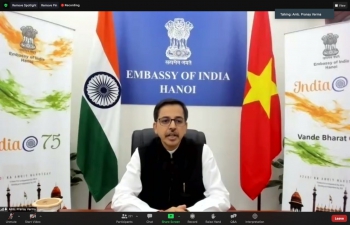 India@75: Webinar on “Cultural Meet between India and Vietnam” 