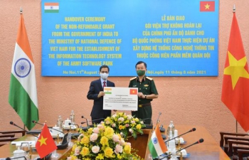 India's Assistance for Army Software Park at TCU, Nha Trang