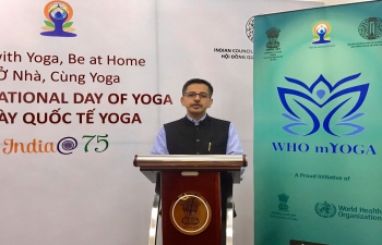 India@75: On-line Event to Introduce WHO mYoga App
