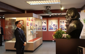 India@75: 10th Anniversary of Gurudev Tagore's Bust at Vietnam Museum of Literature