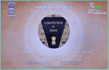 India@75: Special Edition of Vande Bharat Quiz to Mark the Constitution Day of India