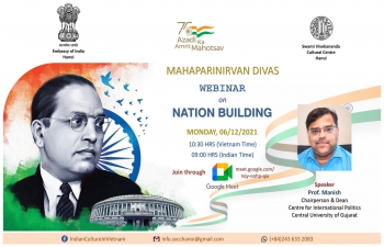 India@75: Embassy Marks the Mahaparinirvan Diwas   