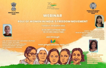 India@75: Embassy's Celebration for International Women's Day