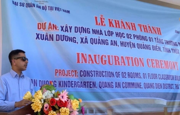 India@75: Inauguration of Quick Impact Project for School Building in Hue Province