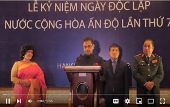 Amb. Pranay  Verma's remarks at the 75th Anniversary of the Independence Day of India in Hanoi
