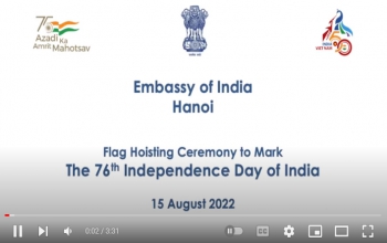 Flag Hoisting Ceremony for Independence Day 2022