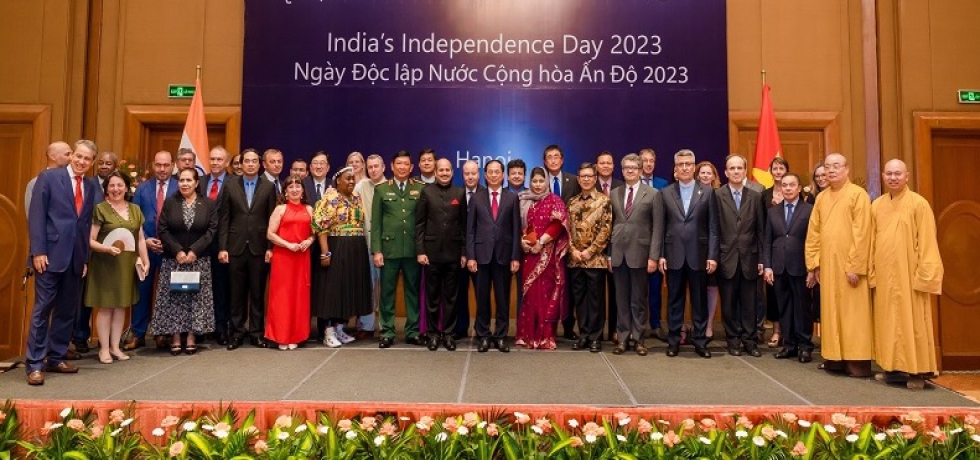 India's Independence Day Reception 2023 graced by Foreign Minister of Vietnam H.E. Mr. Bui Thanh Son 