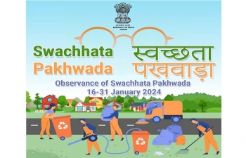 Observance of Swachhata Pakhwada 16-31 January 2024