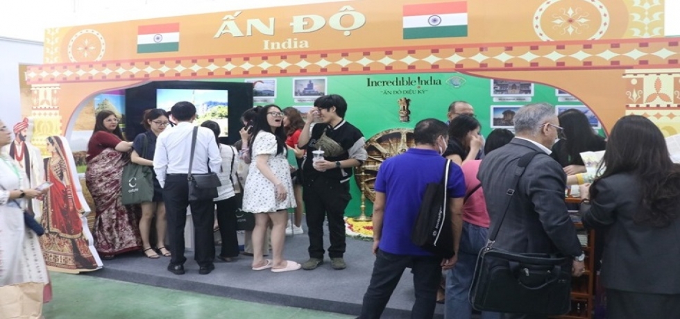 India Tourism pavilion at Vietnam International Travel Mart 2024 from 11-14 April 2024